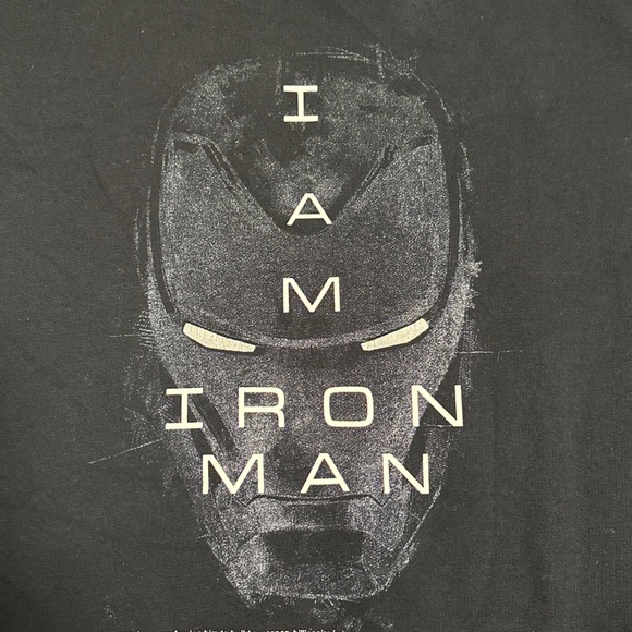 I Am Iron Man Sweatshirt Men's Medium Octave Pockets Marvel Crew Avengers Campus - Picture 5 of 14